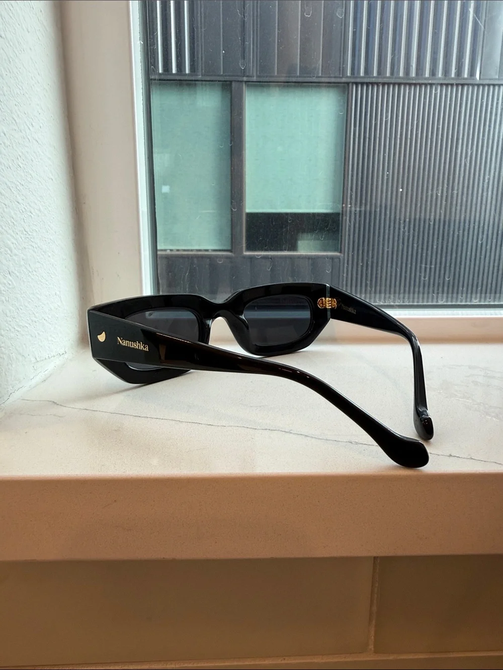 Nanushka Kadee sunglasses in Black
